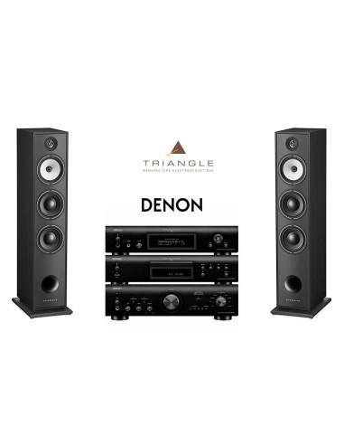 Стерео комплект Denon 800 X & Triangle Borea 08
