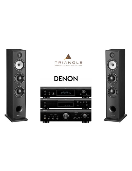 Стерео комплект Denon 800 X & Triangle Borea 08