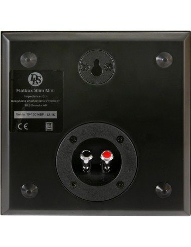 Flatbox Slim Mini, wall speaker, black piano