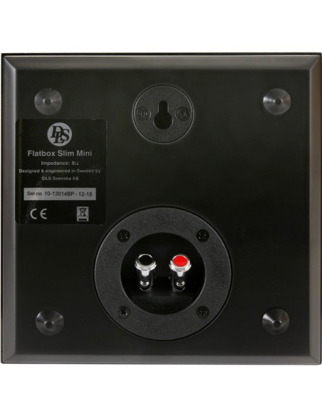 Flatbox Slim Mini, wall speaker, black piano