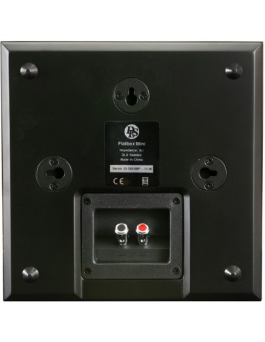 Flatbox Mini, wall speaker, black piano