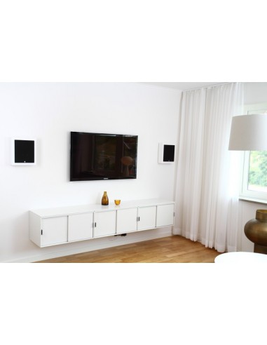 Flatbox Mini, wall speaker, black piano
