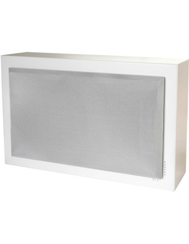 Flatsub 8 Large, active wall sub 8", white