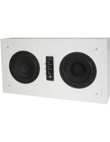 Flatsub Stereo-One, active wall sub, white