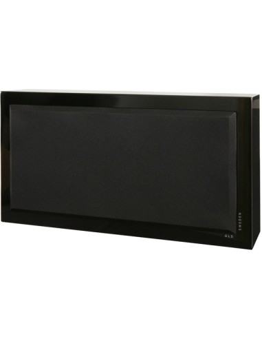 Flatsub Stereo-One, act. wall sub, black piano