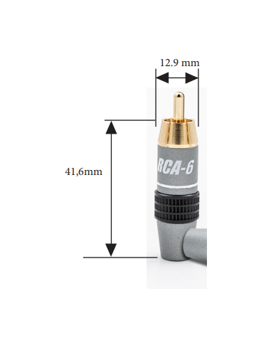 SUPRA RCA-6 PLUG