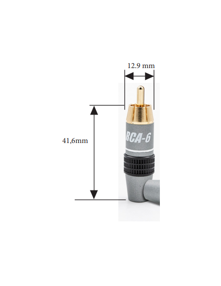 SUPRA RCA-6 PLUG